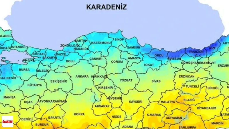 Tokat'a Soğuk Şoku! Ukrayna'dan Gelen Hava 5 Gün Etkili Olacak