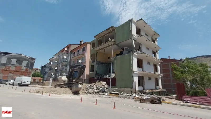 Tokat'ta Kentsel Dönüşüm Devrimi! Ana Caddede İlk Yıkım Başladı