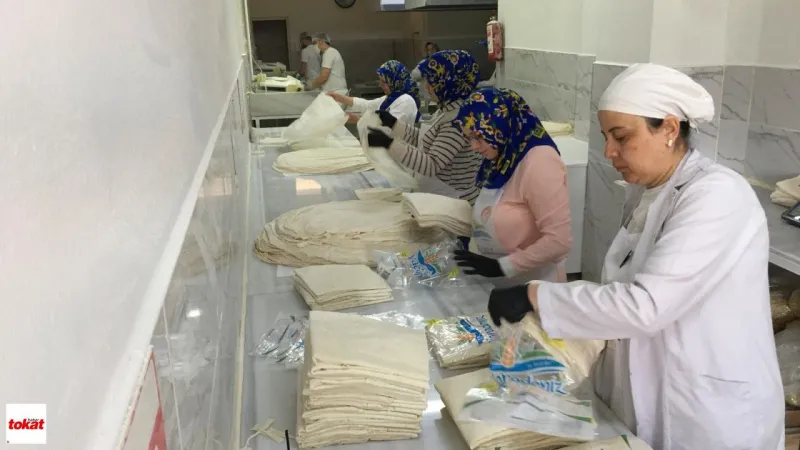 Tokat’ta Bayram Öncesi Yufka ve Kadayıf Yoğunluğu: Gece Gündüz Üretim Sürüyor