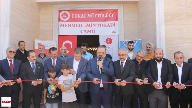 Tokat’ta Mehmet Emin Tokadi Camii Dualarla Açıldı: İlk Cuma Namazı Coşkuyla Kılındı