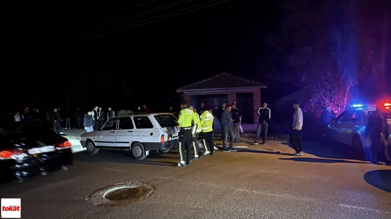 Tokat'ta Feci Kaza! Motosiklet Otomobile Çarptı: Yaralılar Var!
