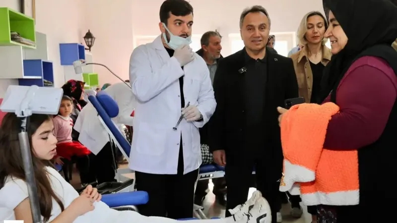 Tokat'ta Öğrenciler Sahada, Köylüler Sağlık Hizmetinde