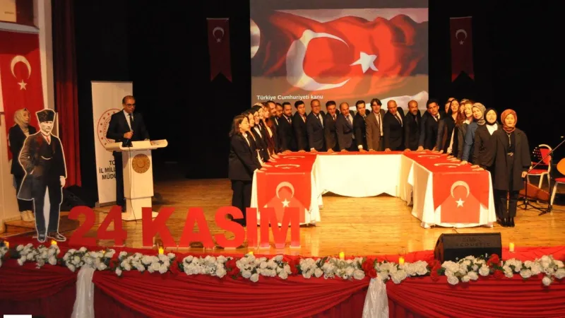 Tokat'ta Öğretmenler Günü Coşkusu! Yemin Töreni ve Ödüller Göz Kamaştırdı
