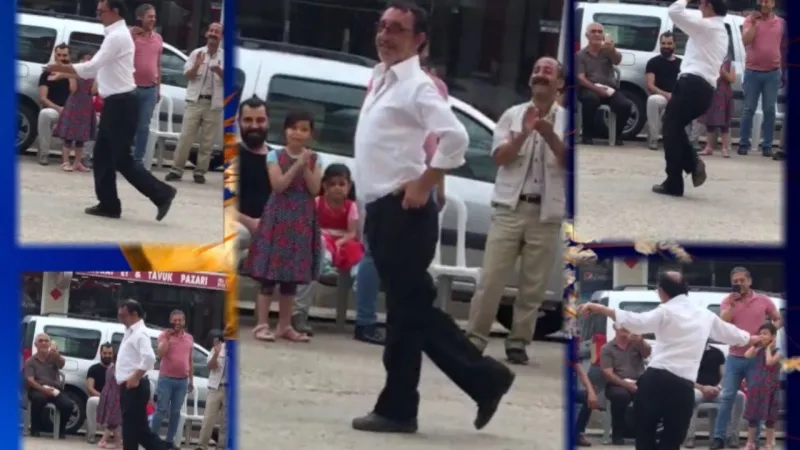 Tokat'ta Michael Jackson Şov! Düğünde Ay Yürüyüşü Coşturdu