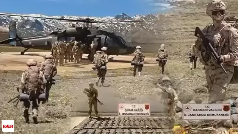 Tokat'ta Teröre Darbe 30 İlde Mağara,Sığınak, Barınma Alanları İmha Edildi