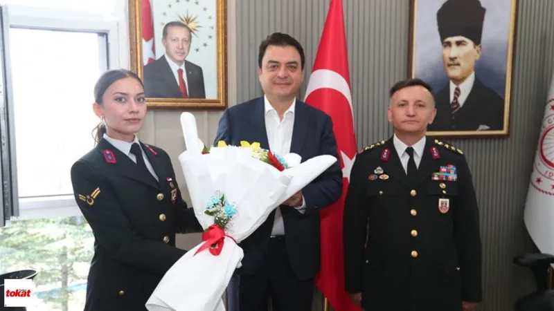 Tokat Valisi'nden Jandarma'ya Ziyaret! 186. Yıl Kutlaması