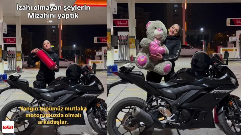Tokat'ta Trafik Cezasına Ayılı Protesto! Görenler Şaşkın