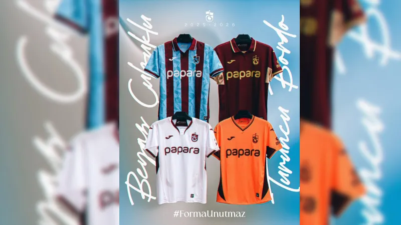 Trabzonspor'dan tarihe geçecek yeni sezon formaları: Bu özellikle satışa sunulan dünyadaki ilk ve tek formalar