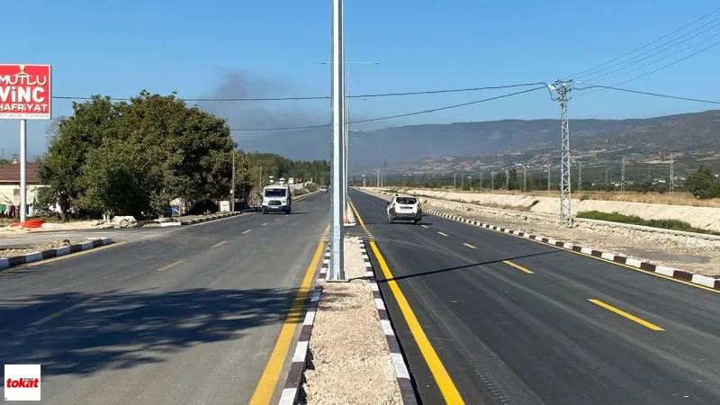 Tokat'ta Yeni Pist Gibi Yol! Trafik Rahatlayacak mı?