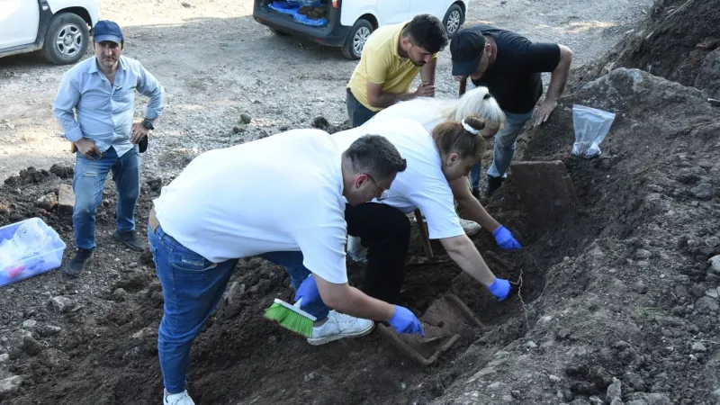 Ordu'da Yol Kazısında Tarihi Keşif! Mezar Kalıntıları Bulundu!